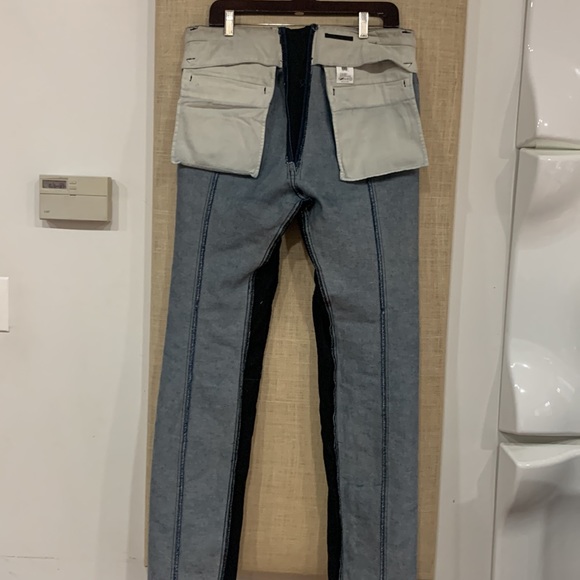 The viridi-anne artisanal hand resin coated segment pants - Picture 10 of 16